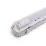 Noxion LED Vandtæt Lysrender Armaturhus Poseidon V2.0 incl. 1x Noxion LED Lysrør T8 Standard Output 19W 2300lm - 840 Kold Hvid | 150cm