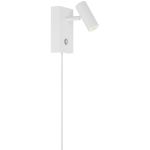 Nordlux LED Vægbelysning Omari Hvid 3.2W 320lm 41D - 827 Ekstra Varm Hvid | Dæmpbar - Vipbar