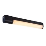 Nordlux Malaika 49 Vægbelysning Aluminium Sort 6W 540lm - 830 Varm Hvid | IP44