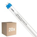 Fordelspakke 20x Philips LED Lysrør T8 CorePro (EM/Mains) High Output 8W 900lm - 840 kold hvid | 60cm - erstatter 18W