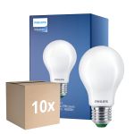 Fordelspakke 10x Philips MASTER LED Pære Ultra Efficient E27 Pære matt 7.3W 1535lm - 840 kold hvid | erstatter 100W