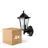 Fordelspakke 4x D'Lite Vægbelysning Helora Sort | IP44 - Egnet til 1x E27 - Bevægelsessensor