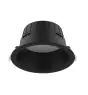 Noxion LED Downlight Hera Dyb Forsænket Sort 15W 1500lm 80D - 827-830-840 CCT | 176mm - Udsnit 150mm