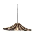 Good&Mojo Pendel Lampe Cuzco Jute Sort/Natural | Egnet til 1x E27 